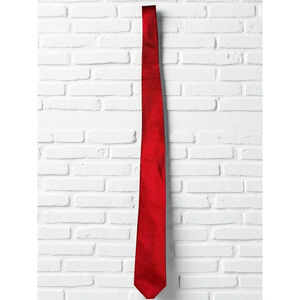 Westbury Men’s 59.5 Inch Red Silk Tie Careerwear Menswear Workwear